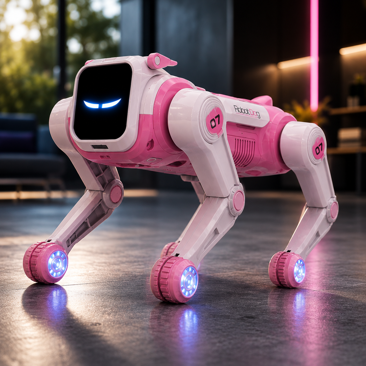 Interaktivni Pametni Robot sa LED Efektima