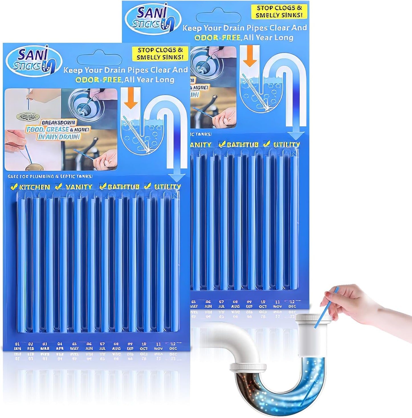 Sani Sticks štapići za čišćenje odvoda – 24 komada