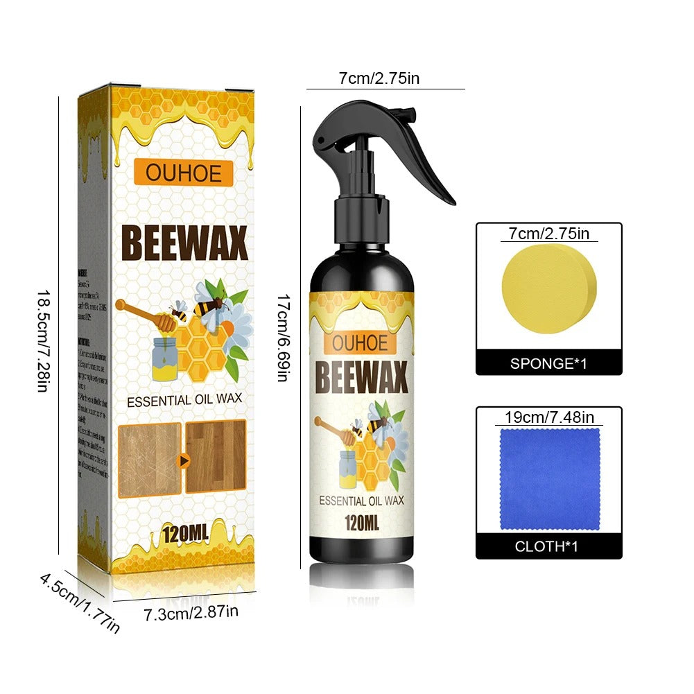 Sprej za Poliranje Drvenih Površina od Pčelinjeg Voska 120ml (1+1 GRATIS)
