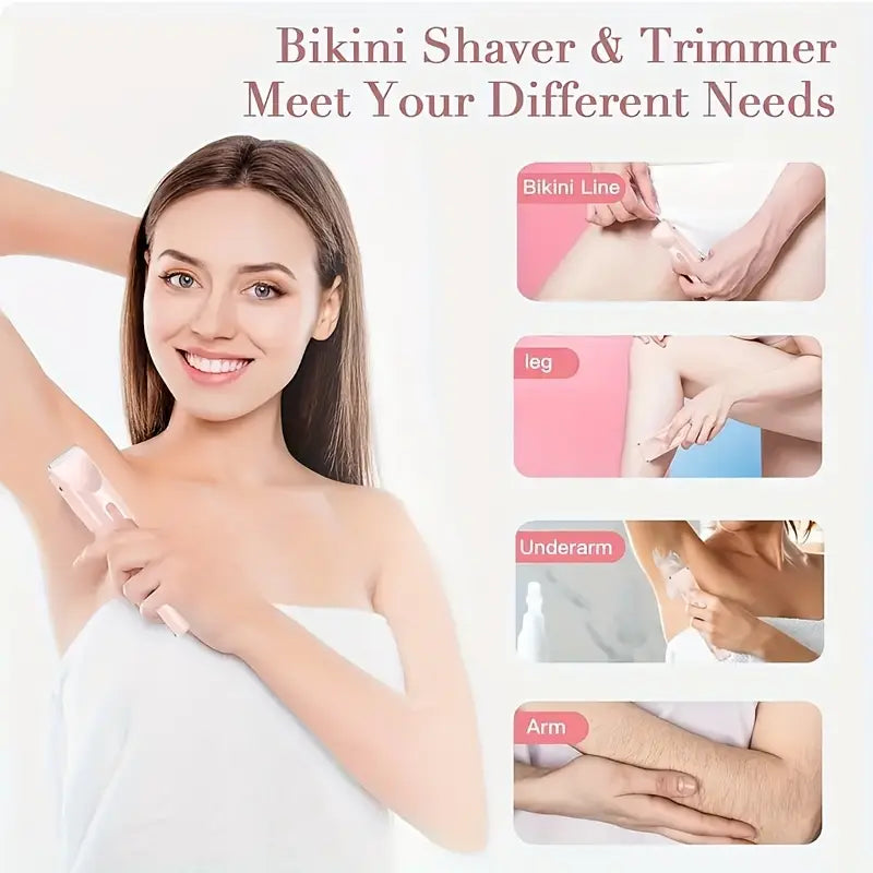 AURA Shaver Vodootporni Ženski Brijač 2 u 1