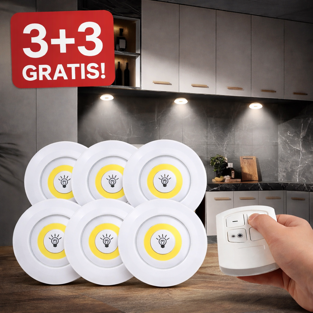 3 u 1 LED Lampe sa Daljinskim (3+3 GRATIS)