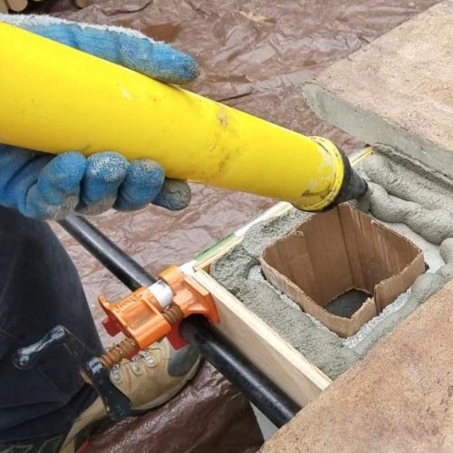 Ručna pumpa za cement i fugiranje + 4 nastavka