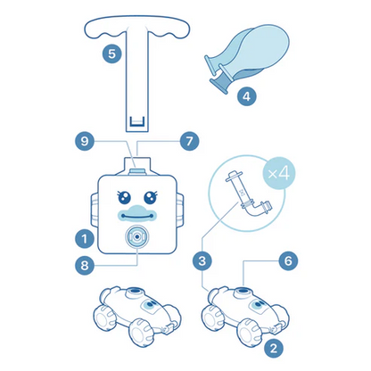Ballony - Zabavna igračka s autićima i balonima