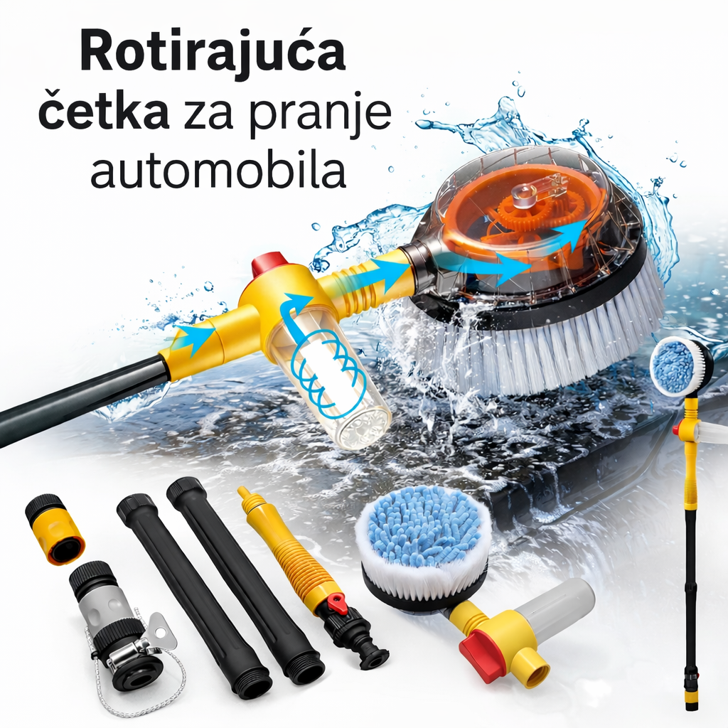 Rotirajuća četka za pranje automobila