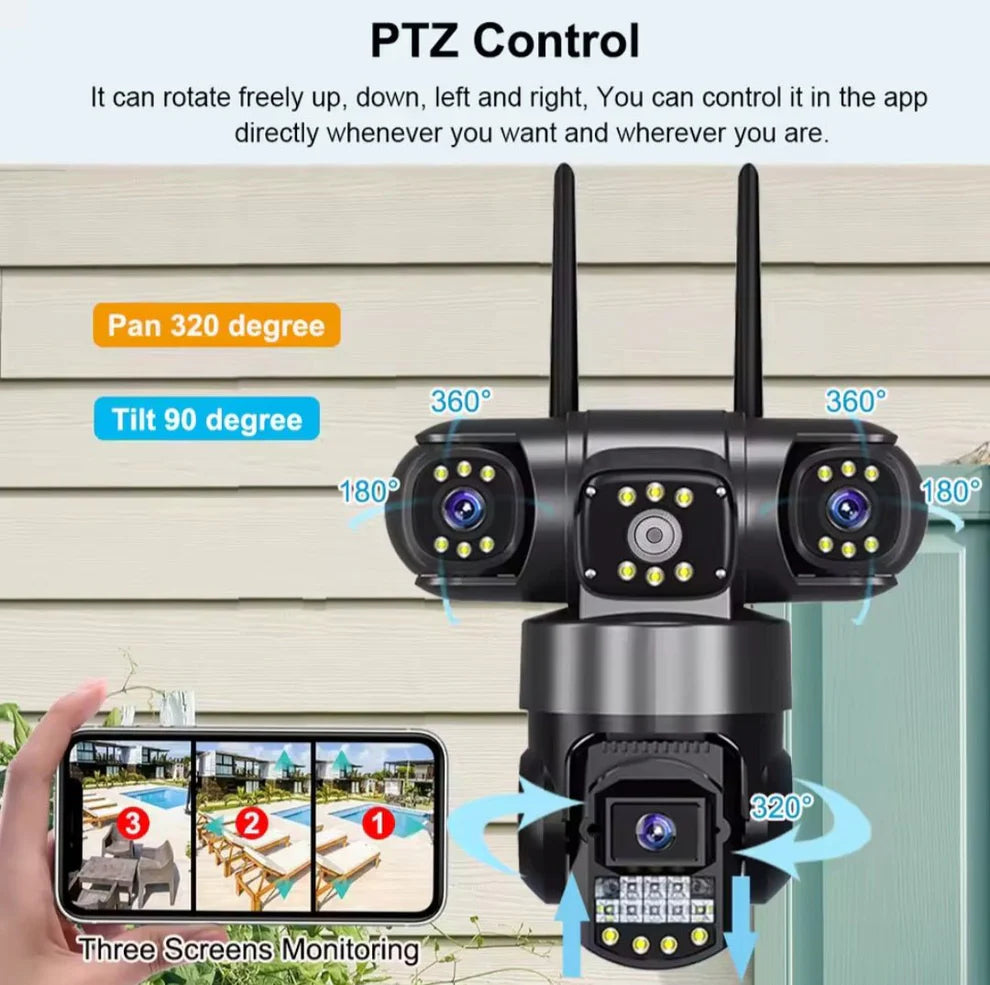 V380 Pro WiFi Vanjska Pametna Kamera 12MP