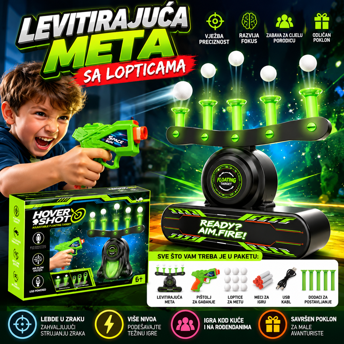 Levitirajuća Meta sa Lopticama