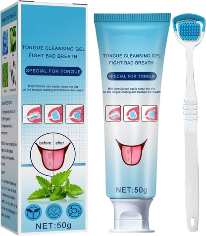 Gel i četkica za čišćenje jezika OralFresh
