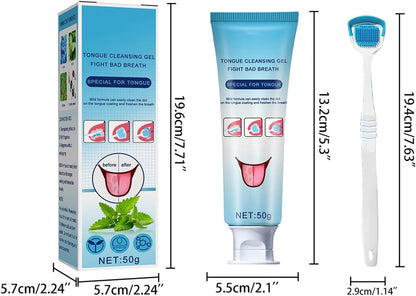 Gel i četkica za čišćenje jezika OralFresh