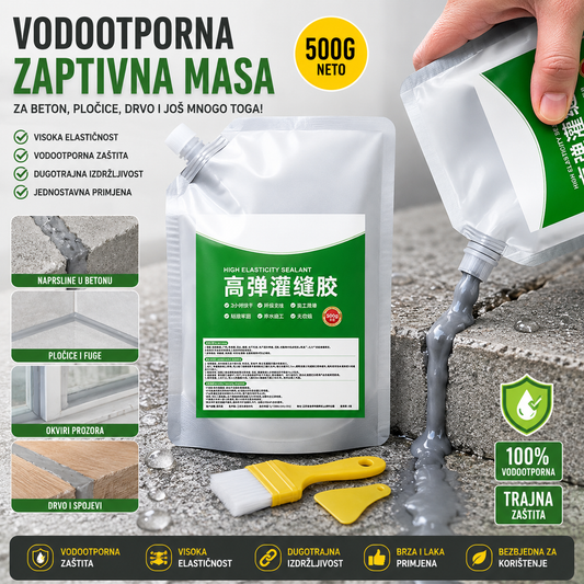 Vodootporna zaptivna masa za beton, pločice i drvo – 500g