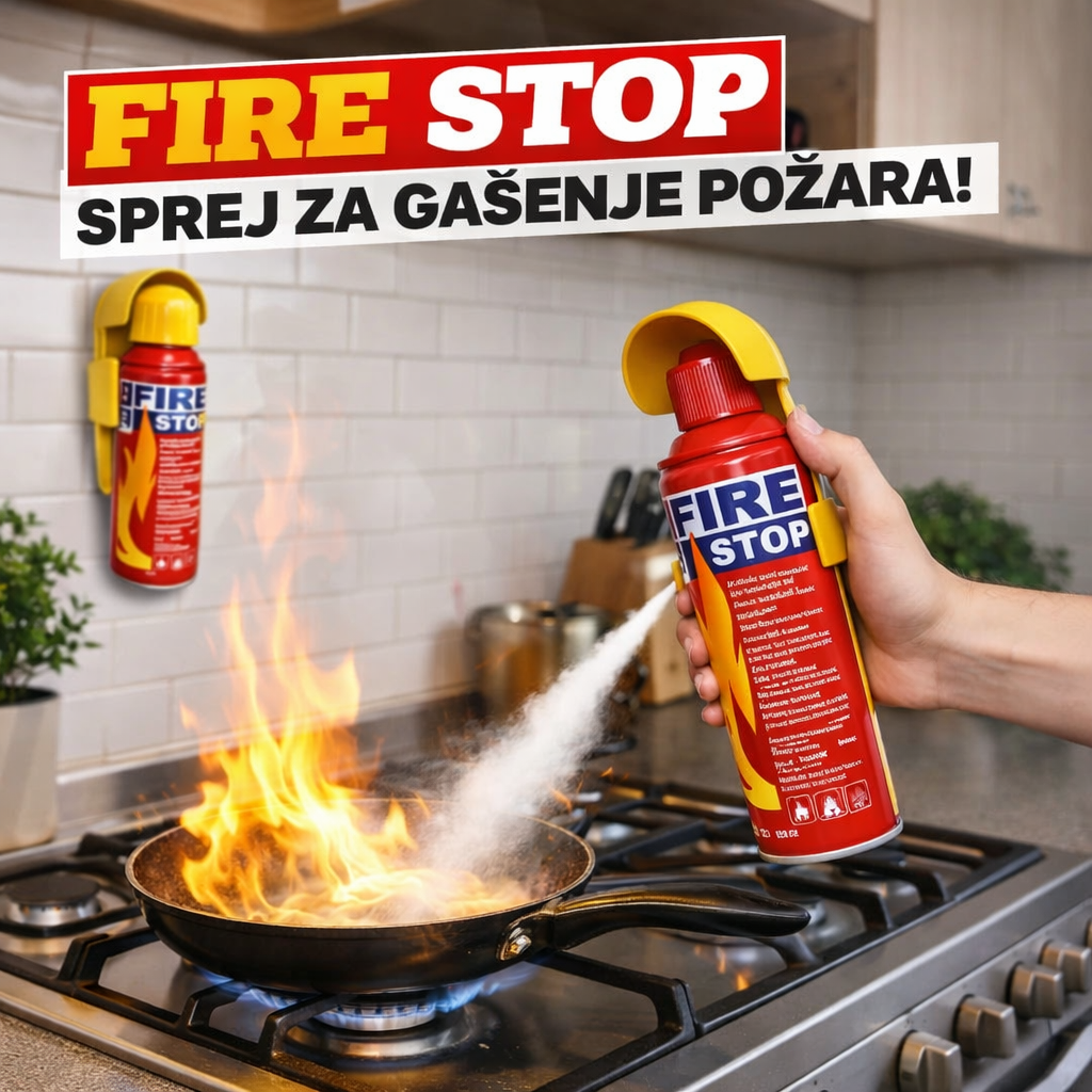 FIRE STOP Sprej za Gašenje Požara