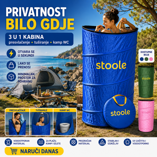 Sklopiva Kabina za Presvlačenje