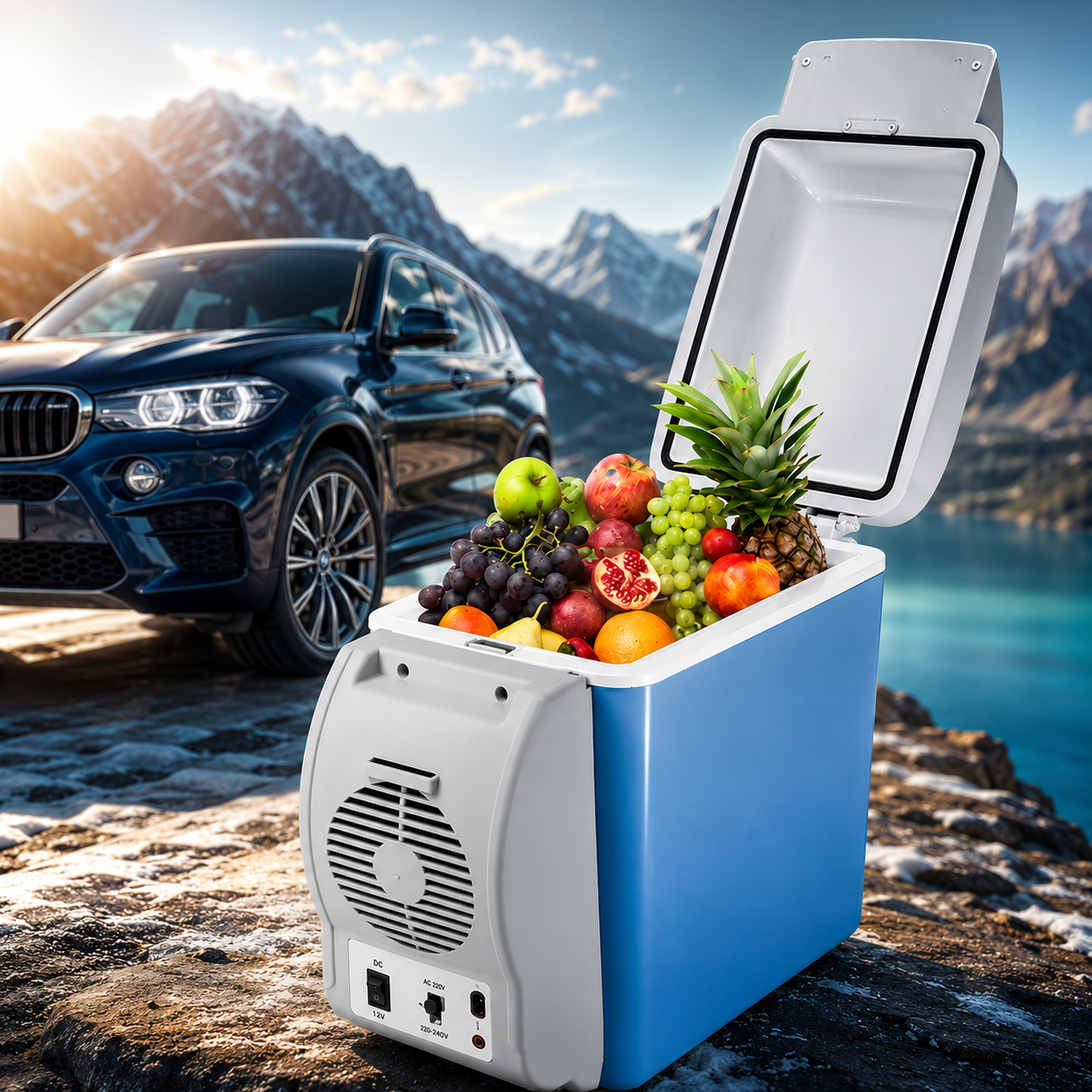 Prenosivi Mini Frižider za Auto 2u1