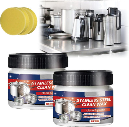 Stainless Steel Clean Wax – Magična pasta za čišćenje i poliranje (1+1 GRATIS)
