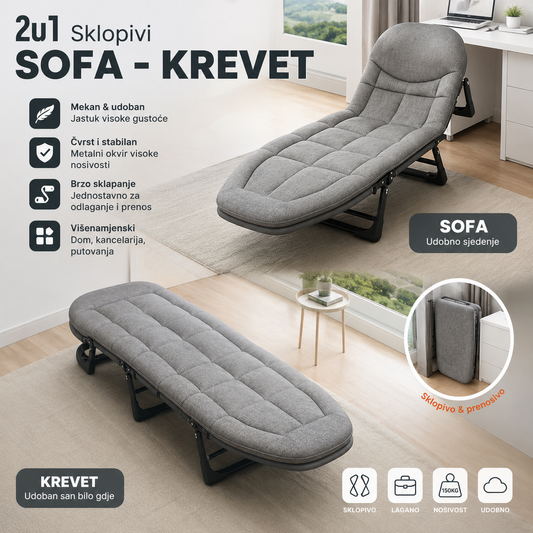 2u1 Sklopivi Sofa - Krevet