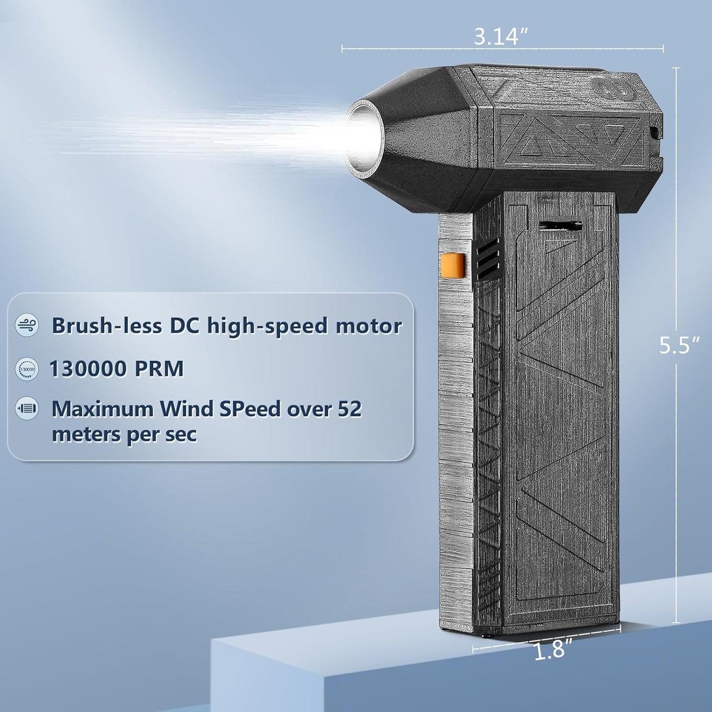 Snažni ručni puhač zraka TurboJet