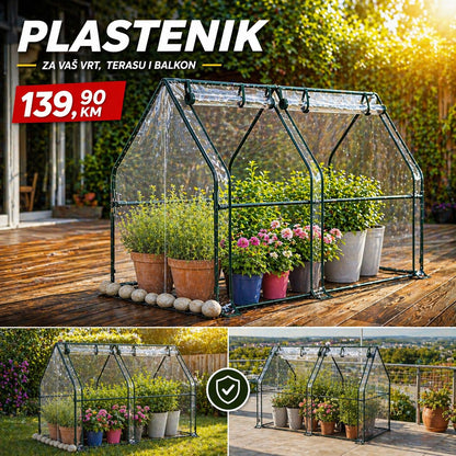 Plastenik za vrt 195x143x143cm
