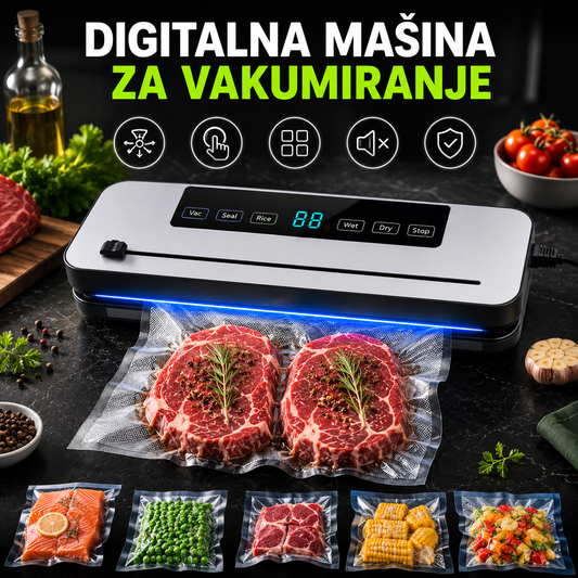 Digitalna Mašina za Vakumiranje Hrane