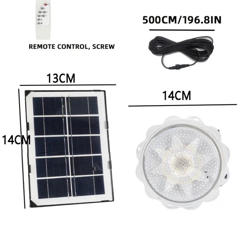 Led plafonjera sa solarnim panelom